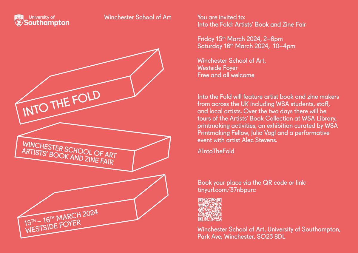 Heading south to Winchester tomorrow for 'Into The Fold' artist's book fair. Open 2-6pm Friday and 10-4 Saturday; SO23 8DL. . . #bookart #bookarts #artistsbooks #artistbooks #letterpress #typographicart #typographiclandscapes #intothefold #winchesterschoolofart #buyartfromartists