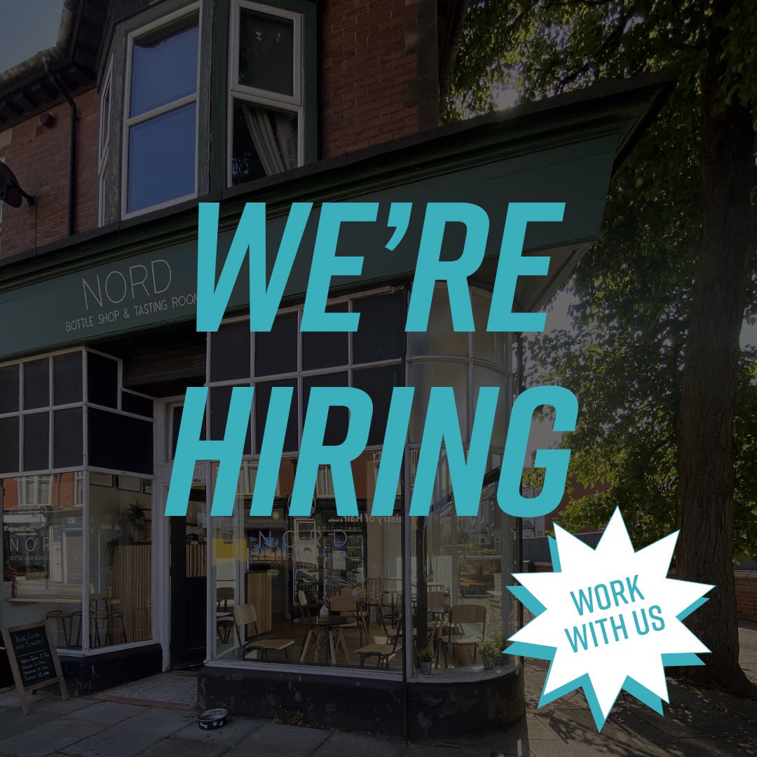 We’re looking for a part-time sales assistant/bar tender to join the NORD family. • Part-time, approx 15 hours a week • Mostly weekend shifts • National living wage Applications open until Friday 29 March. To apply, please send your CV to hello@nordbottleshop.co.uk 🧵