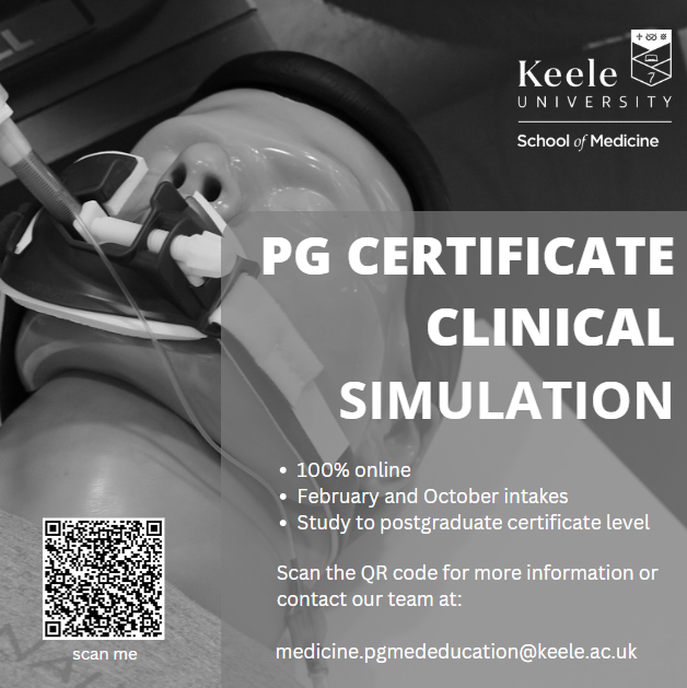 Are you interested in understanding the theory and design underpinning clinical simulation? Are you interested in studying for a PgCert? Scan the code to discover more. @mpftnhs @NHSEngland #clinicalsimulation #medicalsimulation