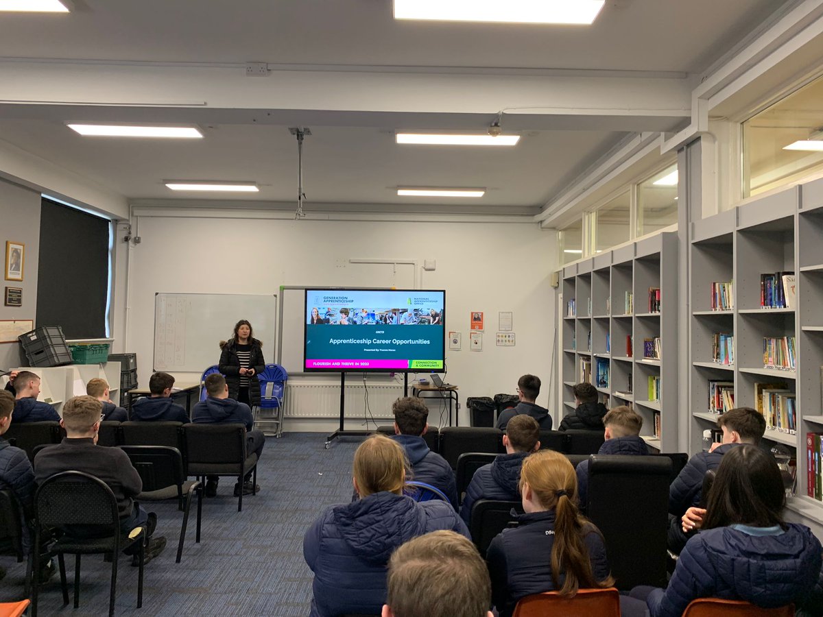 Thank you to Yvonne Moran from the GRETB for today’s Apprenticeship Talk. Our Leaving Cert. students absorbed a wealth of information from it! It was extremely engaging &amp; informative <a href="/PCHParents/">PCH Parents’ Association</a>. <a href="/PresHeadford/">Pres Headford</a> <a href="/GRETBOfficial/">Galway and Roscommon ETB</a>