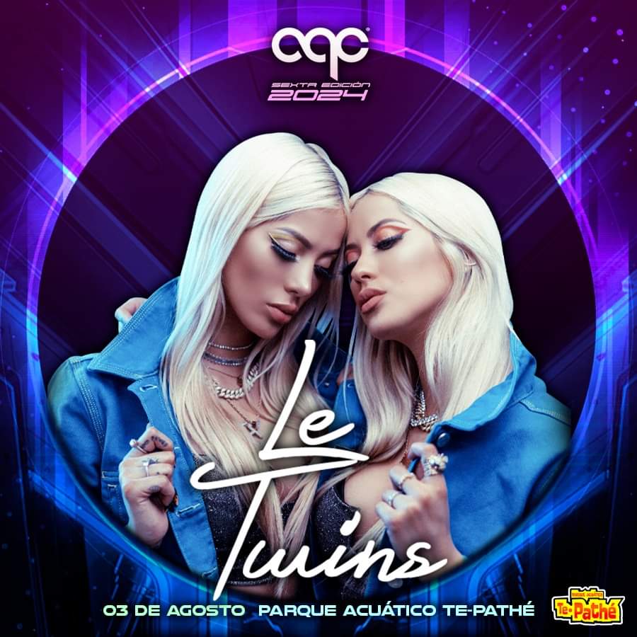 BAIMUSICOFICIAL's tweet photo. Estuvieron en Beyond Wonderland Mty Inolvidable ahora en la sexta edición de Aqua Color Fest 💦🩵 Le Twins 👯♀️
Te esperamos este 03 de agosto, Parque Acuático Tephé.
Boletos aquí 🎟️
https://t.co/FJ0ctJHXBU 🎶✨
#HastaElAmanecer #ElectronicMusic #aquacolorfest #LeTwins https://t.co/TMdhJ8wVxv