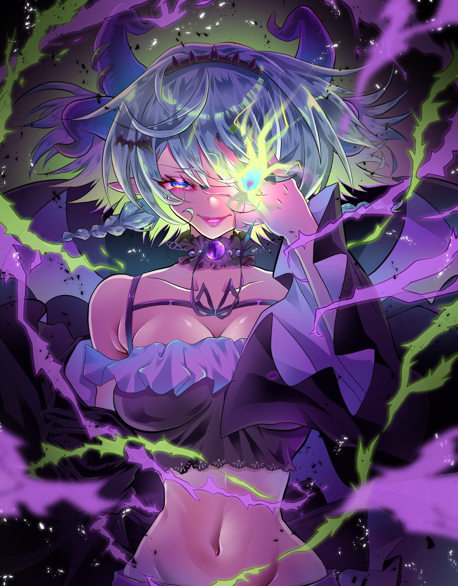 Who wants to take my blow?😈

#Lichcraft　#VShojoArt