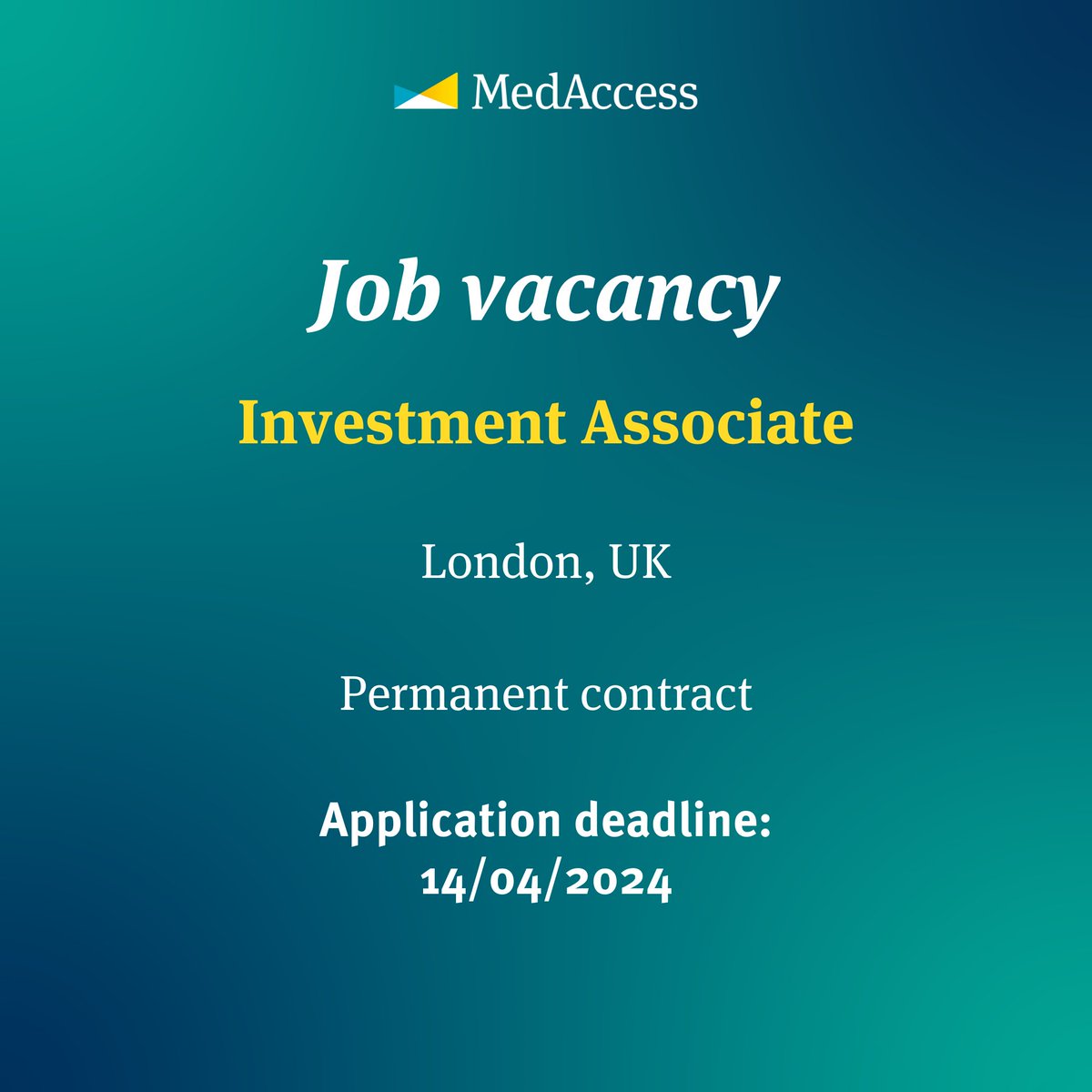 MedAccessUK tweet picture
