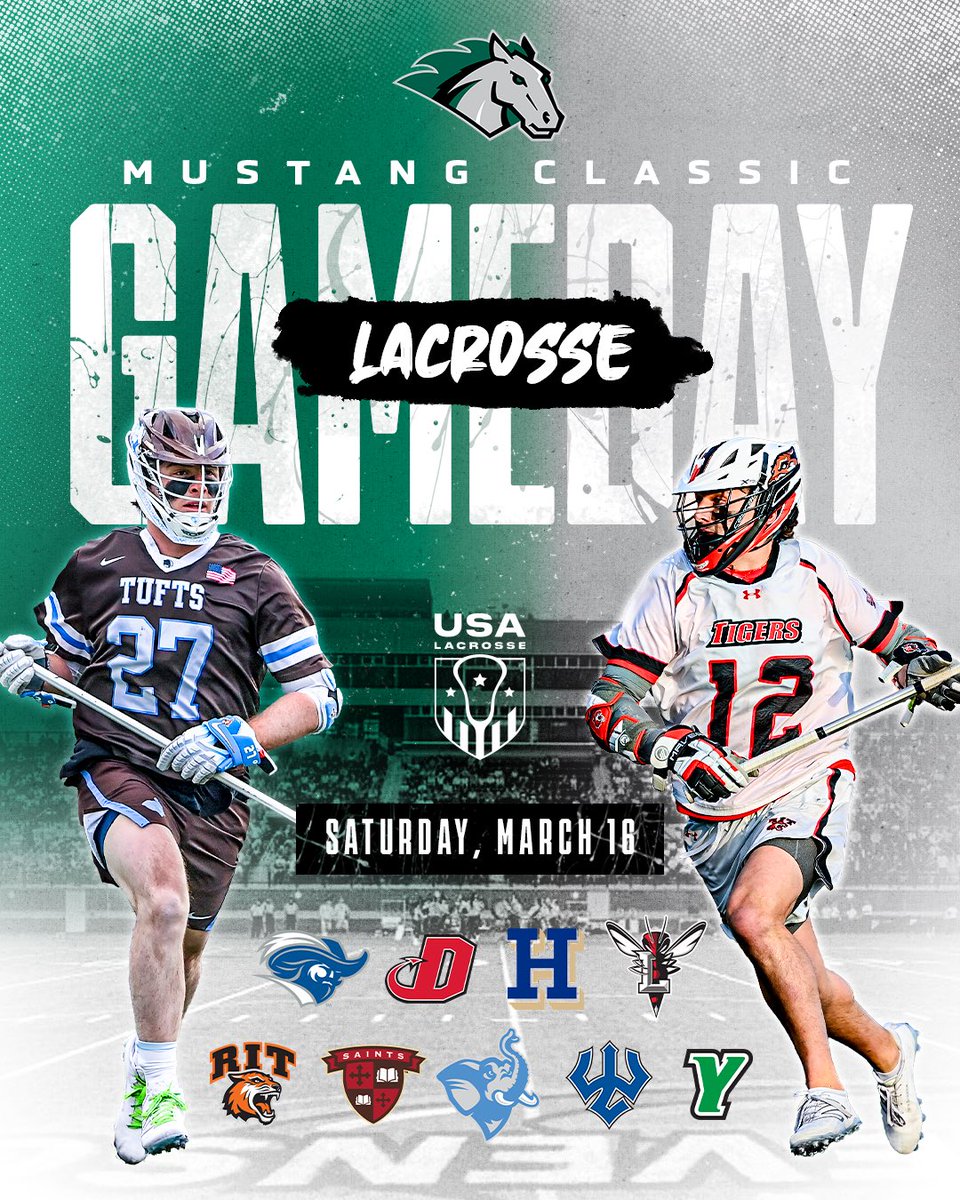 LACROSSE GAMEDAY IS HEADED TO THE MUSTANG CLASSIC 😤 

See you soon, <a href="/GoMustangSports/">Stevenson University Mustangs</a> 🤙

Get ready for coverage from the game of the weekend — <a href="/TuftsLacrosse/">Tufts Lacrosse</a> 🆚 <a href="/RITMLAX/">RIT Men's Lacrosse</a>