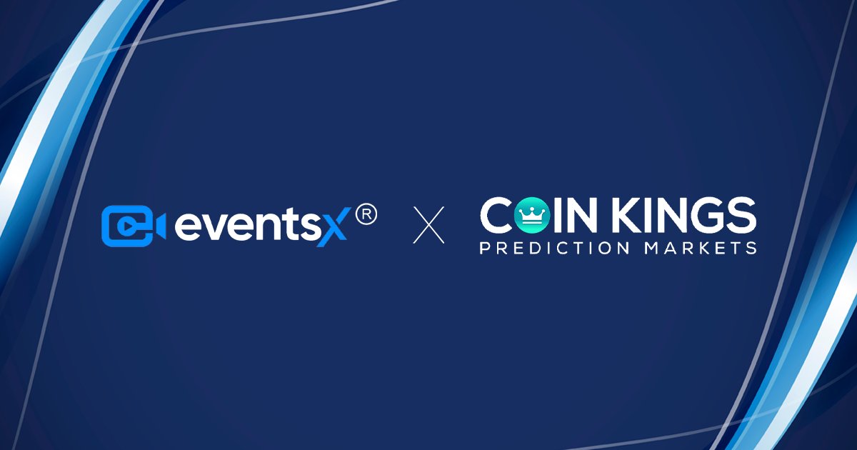 🚨Partnership Update! 🚨

Coin kings has teamed up with <a href="/EventsXofficial/">EventsX</a>
to fuel further innovation within interactive events and token predictions across both communities.

In celebration of this partnership We are giving away $20 $SOL to one random winner.  

 Rules: