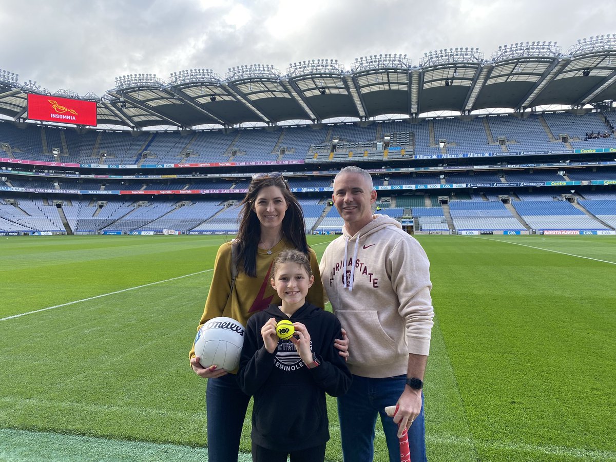 Coach_Norvell's tweet photo. Day 2 has been a wonderful experience here in #Ireland 🇮🇪@cfbireland is going to be an incredible experience for the #NoleFamily and @FSUFootball Grateful for the hospitality at @EPICMuseumCHQ @stpatrickscath and @CrokePark  All MUST SEE spots when visiting Dublin! #KeepCLIMBing https://t.co/iAcuV5132S