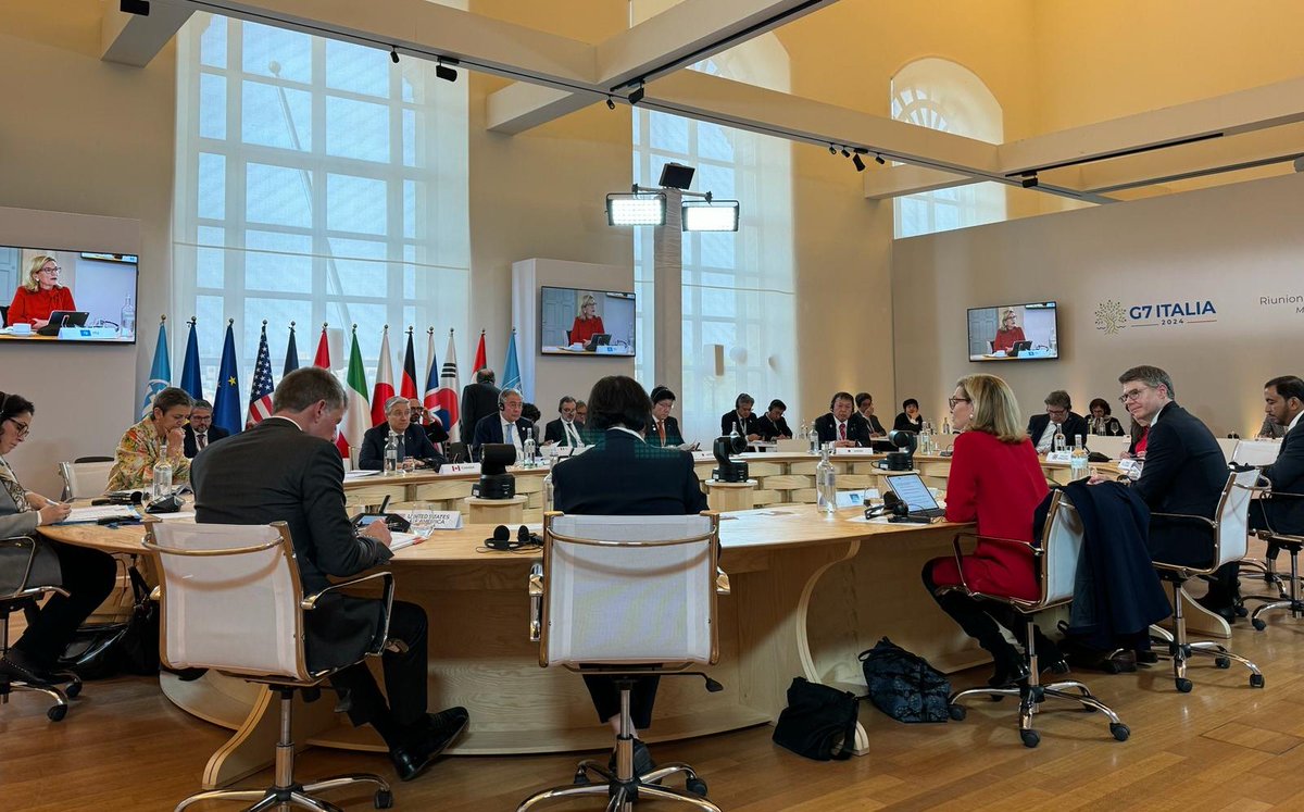 We’re witnessing an unprecedented acceleration of tech history. But solving development challenges in the age of #AI requires going beyond connectivity. Today’s digital experience must be affordable, meaningful, and it must be safe #G7Italy