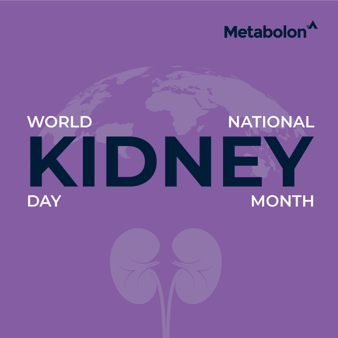 This #WorldKidneyDay & during #NationalKidneyMonth, we proudly raise awareness about #kidney #health. Check out how our innovative technologies are shaping the future of kidney function analysis: bit.ly/3v1XH83. #KidneyHealth #metabolomics #multiomics #omics #biomarkers