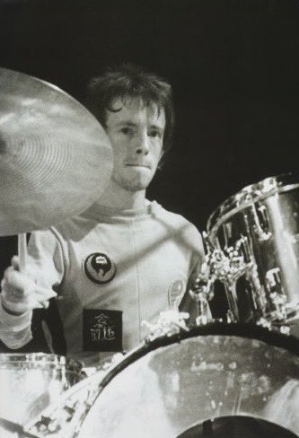 “I first played the drums when I was thirteen. I was working at the butchers, cleaning up and I saved the money to buy a kit for £30” - Topper Headon, 1977