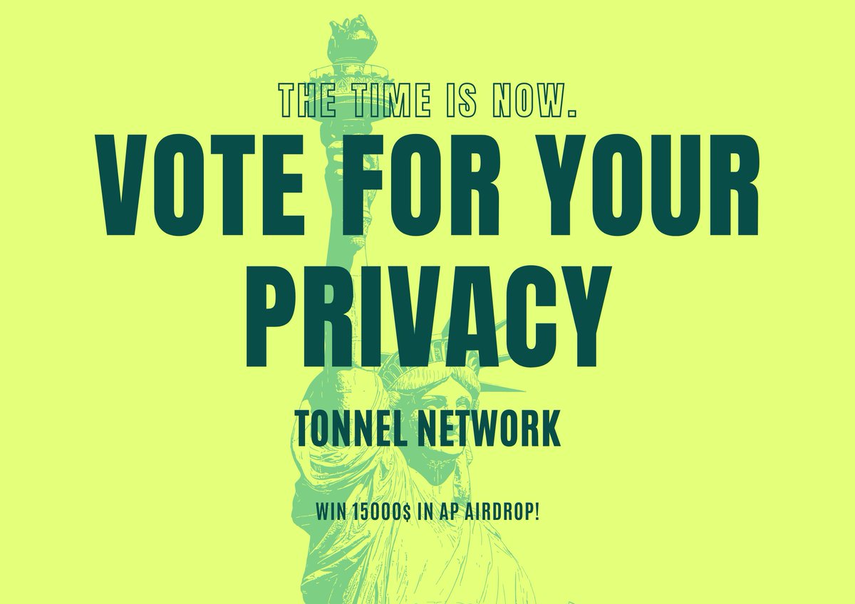 👀 Did you miss $TONNEL pump?? No worry. You can win $TONNEL by just voting for us in TON Open League! 🗳️ Vote for TONNEL in Open League and win 20B AP(15000$ worth of $TONNEL)! t.me/Tonnel_Network…