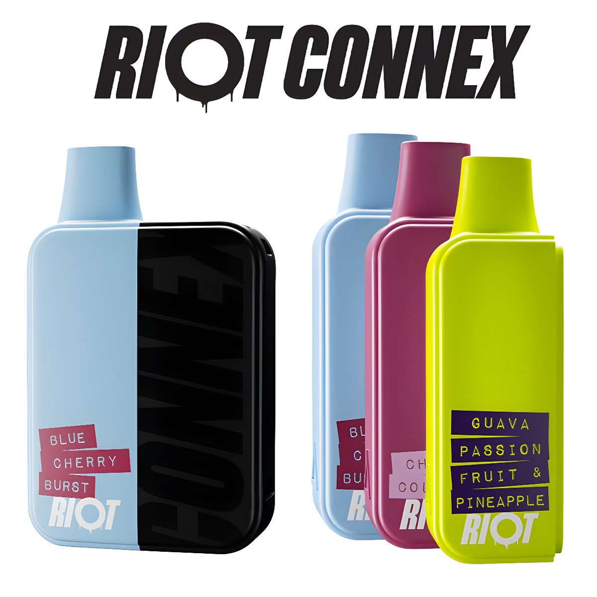 Riot Connex Pod Kit (1 battery + 2 capsules)
Single capsules are available to buy separately
vapestreams.co.uk/product-catego…

#vaping #eliquid #vapecommunity #puffbar #vapebar #vapelife #cloudchaser #vapefam #clouds #ecig #ukvapers #ukvapedeals #vapestreamsuk #Riotconnex #Rioteliquid