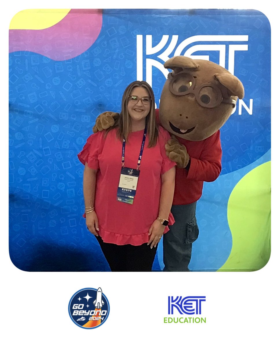 After lunch pit-stop to meet Arthur at the <a href="/EducationKET/">KET Education</a> booth! #KySTE24