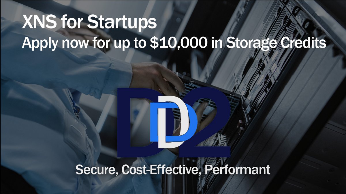 xnscloud's tweet image. Big Announcement!

XNS for Startups
If your company uses cloud storage for app development, archives, video storage or anything else, here&apos;s an opportunity you don&apos;t want to miss

Up to $10,000 ($6.99/TB) Storage Credits over 12 Months

Apply Now
xns.tech/xns-startups/