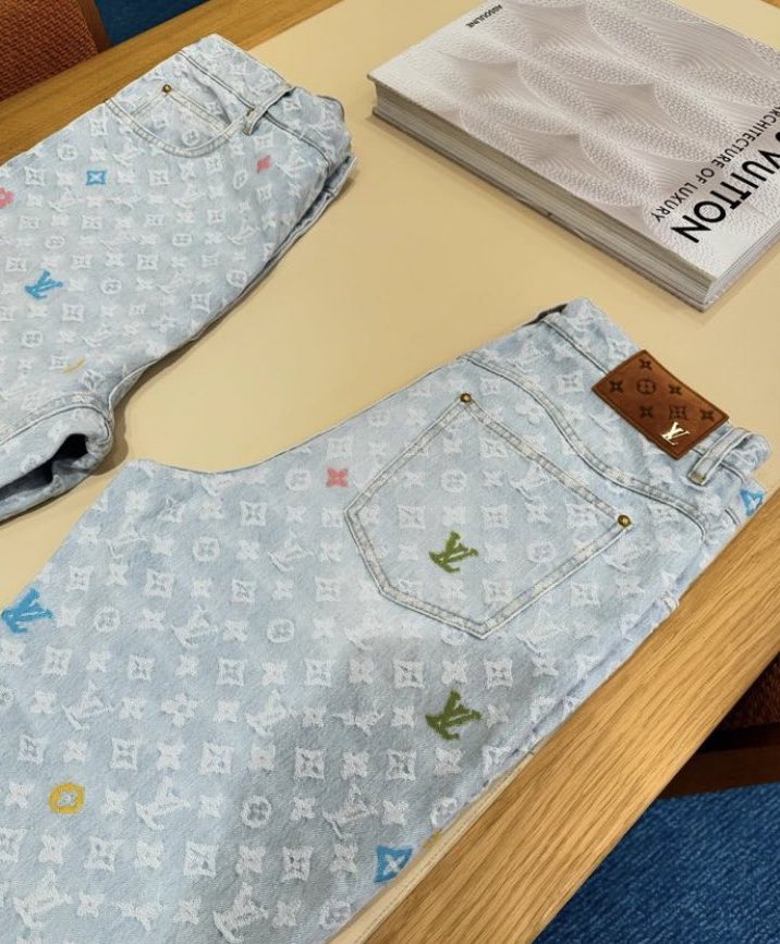 StreetFashion01's tweet photo. Louis Vuitton Denim by Tyler, The Creator (2024) https://t.co/wUB8cmFpO9