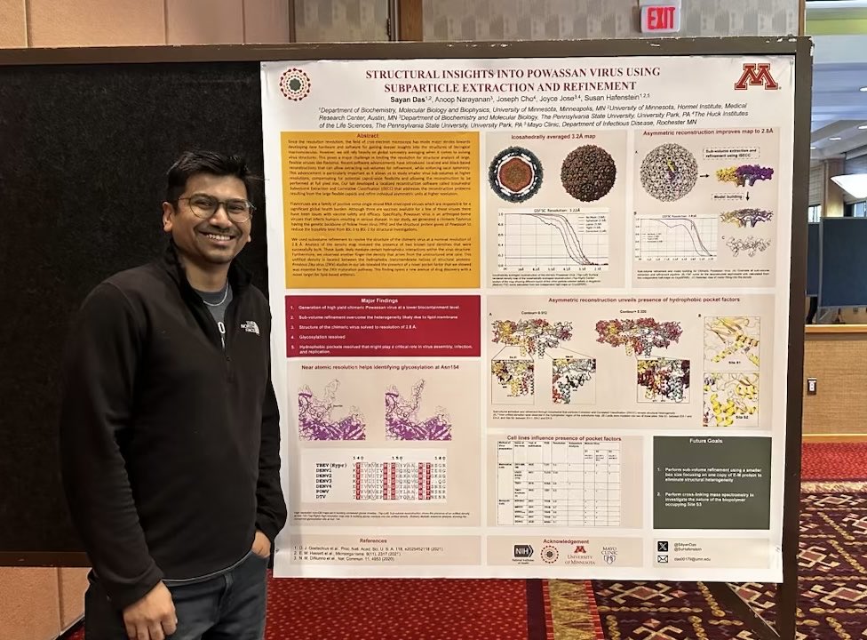 Susan Hafenstein (@suhafenstein) on Twitter photo Precious, Kyle, and Sayan at their posters - Keystone cryoEM meeting! Precious, Kyle, and Sayan at their posters - Keystone cryoEM meeting!