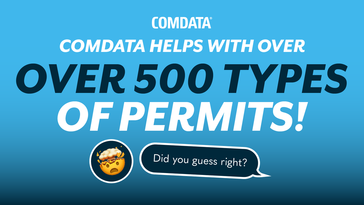 ComdataOTR's tweet photo. Did you guess it right? Comdata helps with over 500 types of permits! 🤯 

For more info, call us toll-free at 1-800-749-7166 Monday-Friday 6a-5p CT or visit https://t.co/5DgcQF7vQ6. 

#Comdata #Permits https://t.co/3NHLPah6aG