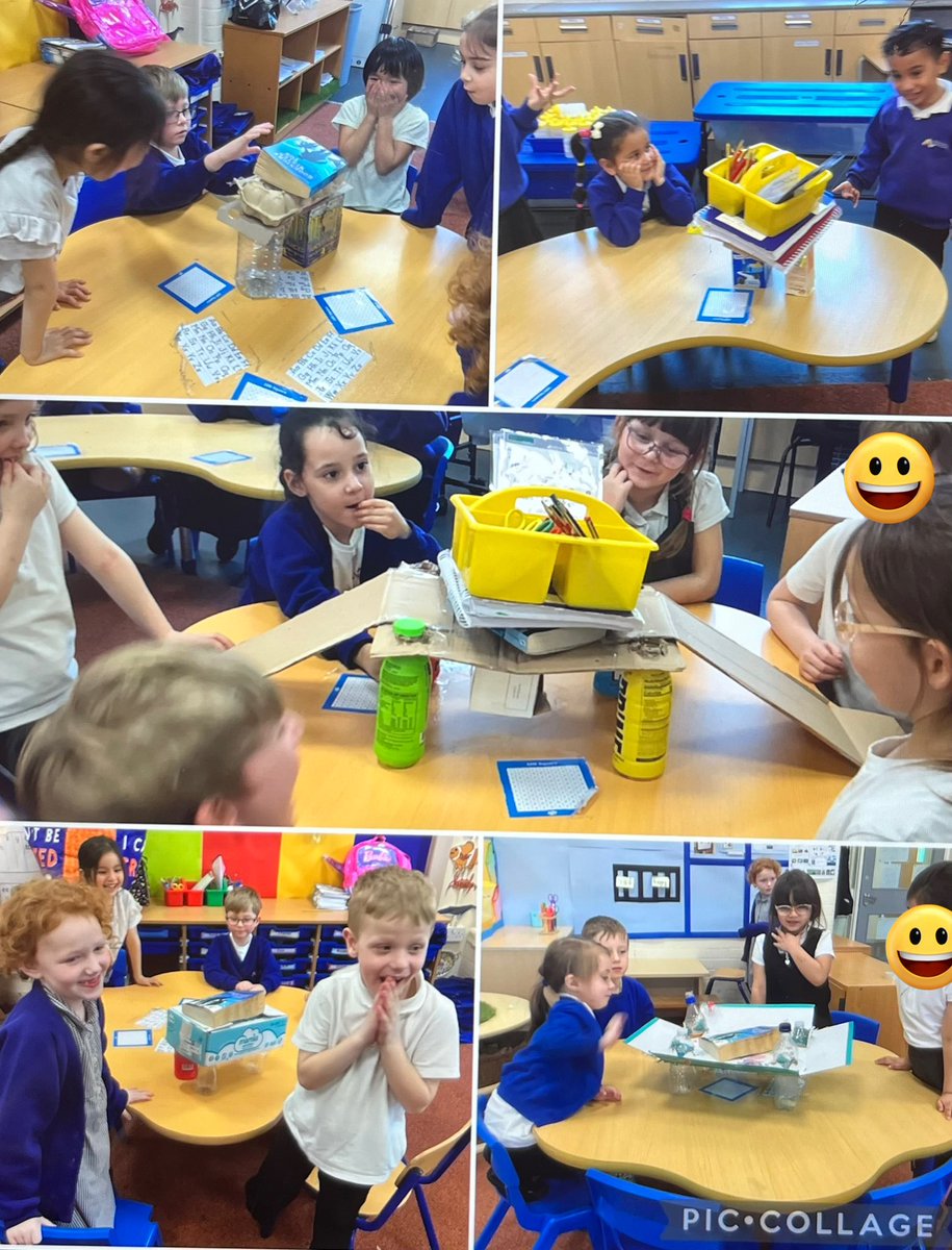 HMSRainbowY1's tweet photo. The children showed excellent team work in their bridge building task today ! Well done to our winners !ππ»ππ»ππ»πππ @DeltaStrand #deltascienceweek24 https://t.co/7qUBcR7FZC