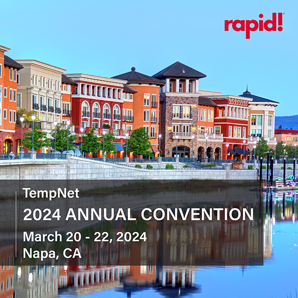 rapidPayCard's tweet photo. Attention #staffing pros! Save the date for #TempNet 2024 Conference in #Napa, March 20-22! Dive into discussions with #industry experts, uncover success strategies. Drop by our #rapid! booth for #EarnedWageAccess, #PayCard solutions. #Network, grab cool giveaways! See you there! https://t.co/JvFkkEANs3
