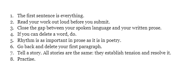 Good tips on writing from First Draft (I cut 30 down to 8 in the spirit of #4) thedraft.substack.com/p/first-draft-…