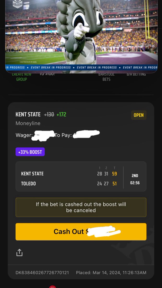 shirleys_son's tweet image. kent state ml.. that’s the tweet✅🥱 #sweatfree