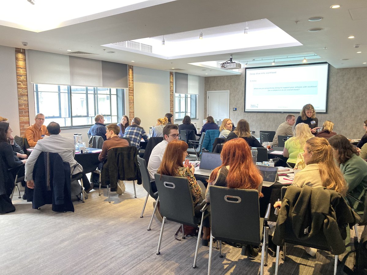 We’ve spent the day hosting 25 amazing trust leads of Maths and English. What a brilliant day! Lots of challenging conversations and inspiring thoughts shared on what is happening in their schools. Very luck to work with them! <a href="/SparxMaths/">SparxMaths</a> <a href="/SparxReader/">Sparx Reader</a> <a href="/SparxLearning/">Sparx Learning</a>