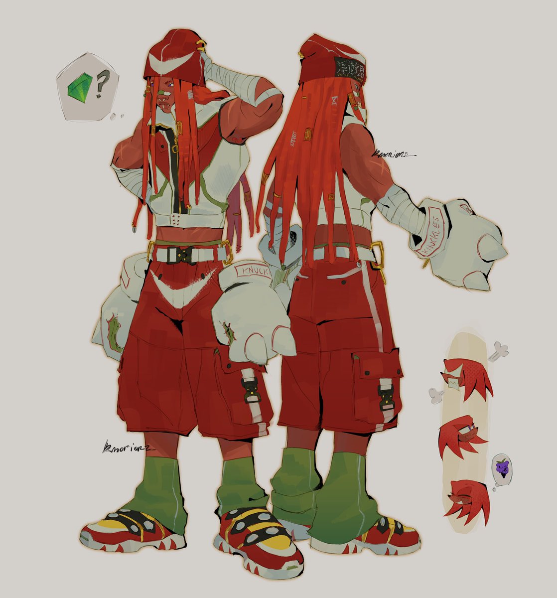 kmoriorz's tweet image. rougher than the rest of them, tougher than leather 💥

#SonicTheHedgehog #KnucklestheEchidna