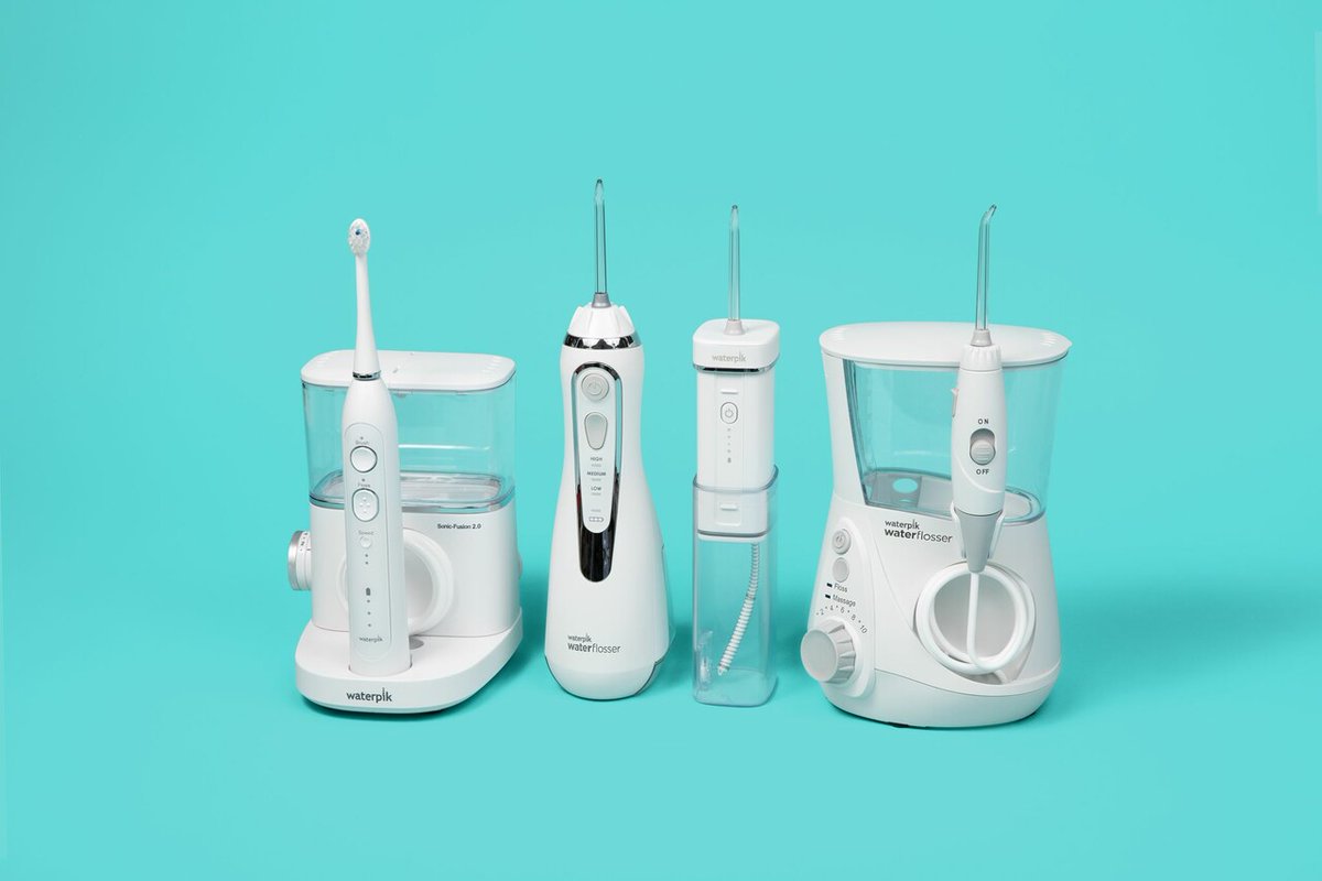 The Waterpik water flosser delivers an effective and invigorating clean with warm pulsating water. It thoroughly cleans all areas of the mouth including hard-to-reach areas like back teeth and under the gumline. Try out our product selector quiz: ow.ly/IRXx50QN0pH