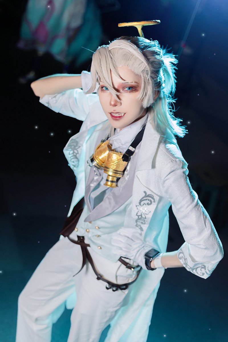 kine_nei's tweet photo. [第五人格 / Identity V / Cosplay]
⛓️Luca Balsa / Paranormal Detective ⛓️
……………………….
Photo by ไอจะถ่าย
#第五人格コスプレ #Lucabalsa
#identityvcosplay 
#IdentityV #identityvluca
#第五人格 https://t.co/Owkiu64S8o