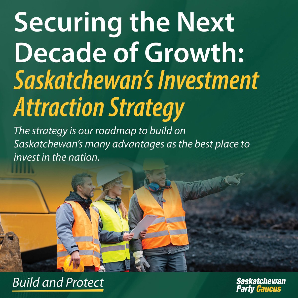 Saskatchewan's Investment Attraction Strategy will lead to more opportunities for local, national and international investors, while solidifying our province as a nation leader in private capital investment.