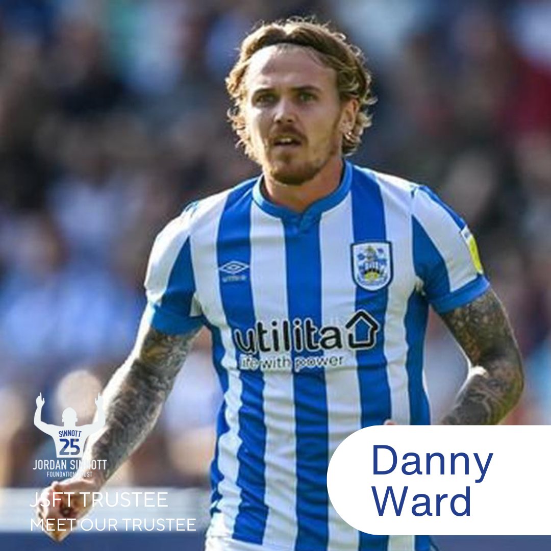 Meet the Team: Danny Ward as #Trustee🌟 Danny is a professional #footballer, currently playing at Huddersfield Town FC. Danny and Jordan used to play #football together and were also best friends. 🤝 We are grateful to have you as part of the #team Danny! 💙