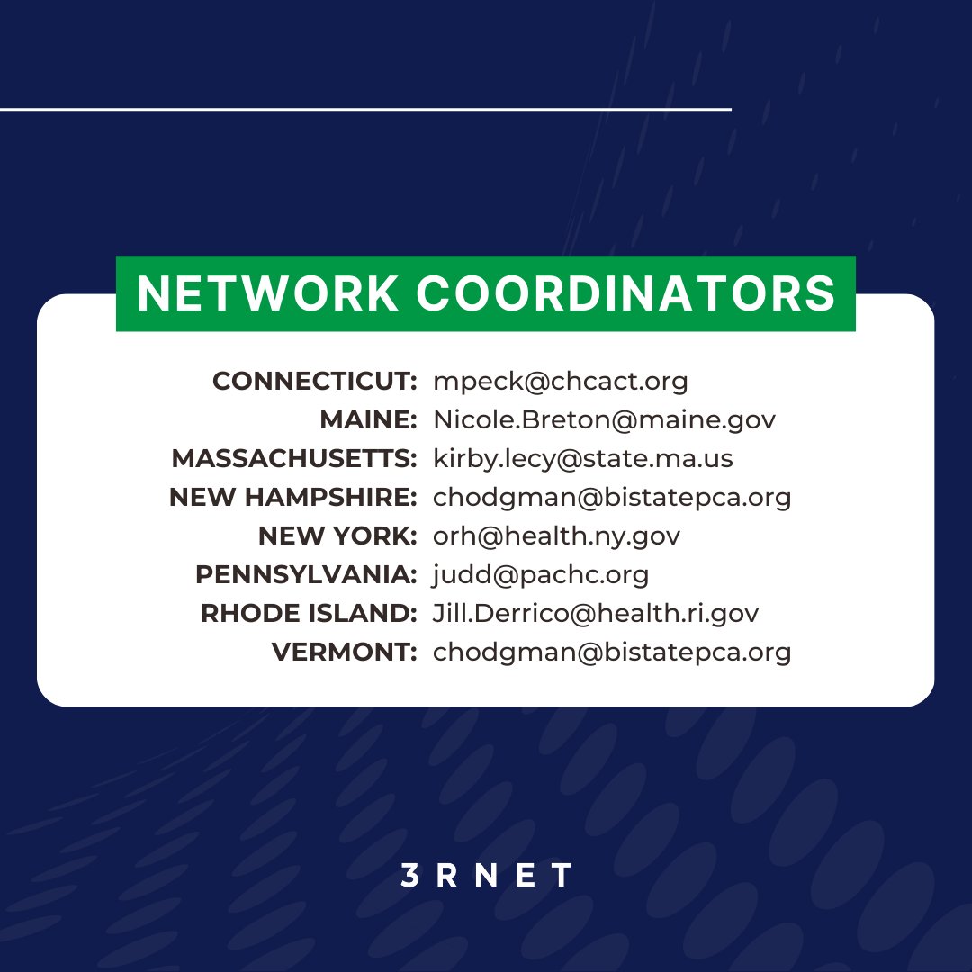 Here at 3RNET, we work with 54 Network Coordinators across the U.S. that act as the connector between job seekers [like you] and the rural and underserved employers in your state. 📍Connecticut, Maine, Massachusetts, New Hampshire, NY, Pennsylvania, RI, Vermont