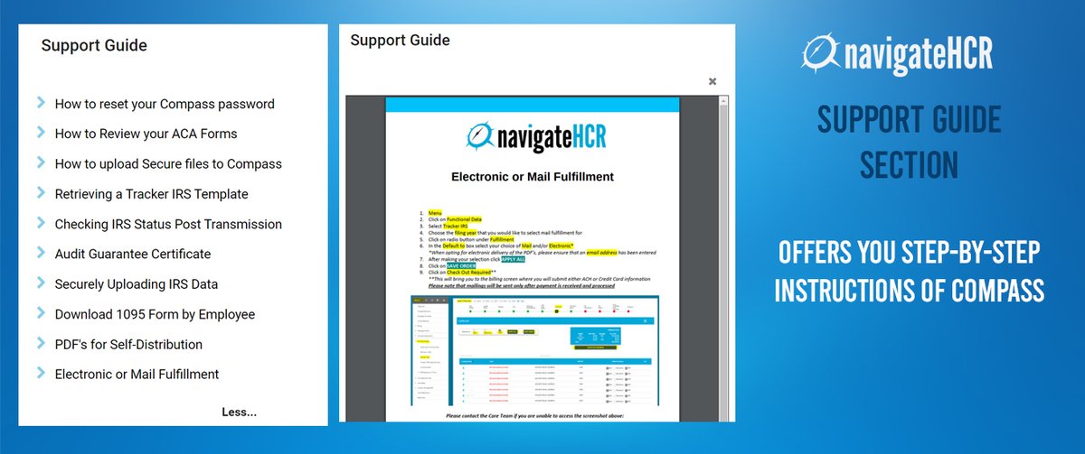 NavigateHCR's tweet image. Introducing Navigate HCR&apos;s Help Center! Need assistance with healthcare compliance? Our Support Guide section offers step-by-step solutions in easy-to-follow PDFs. Find answers at your fingertips! Safe Winds and following seas. #NHCR #HelpCenter