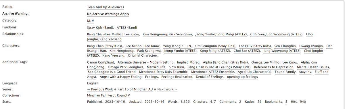ShadesofShipps's tweet photo. 🍁The most important mission - to Chan's Life Chp 4  🍁From @MinchanFest 2023    
🍁MAIN: MNCHN, SNGJNG 
🍁ANGST with a happy ending, ISEKAI theme, found family, Mpr3g mentioned  
🍁 Read here : https://t.co/R9x1mkzSVK

#SOSWrites 
#SOSWritesMC

@minchanbase @minchanmuse https://t.co/uCht0tCNBB