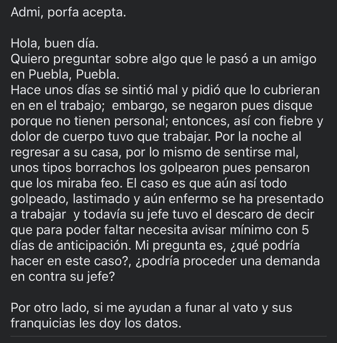 haxany69's tweet photo. Esto pasó en el Italian Coffee La Paz en la ciudad de Puebla El nombre del dueño es Luis Alberto Sánchez Ramos. Es dueño de alrededor de 25 franquicias. 
al compartir etiqueten a las autoridades que podrían ayudar. 
Además de que no da seguro, no da prestaciones de ley. https://t.co/3O2seUoool
