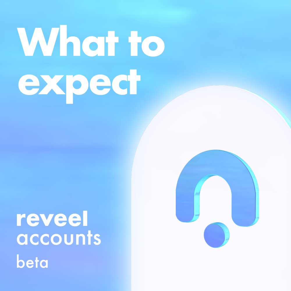 Big news... we're launching Reveel Accounts in open beta! 🚀

We're excited to unveil some of the new features we're rolling out &amp; to celebrate with a special NFT!

Let's dig in 👇