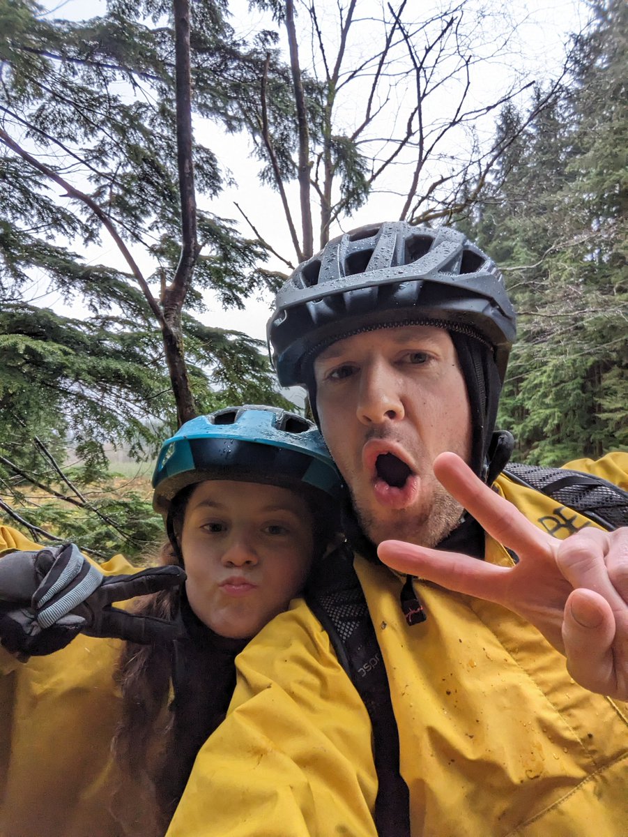 Mr_Scobbie's tweet photo. Group 5 braved the rain for outdoor biking today! Very wet and windy but everyone preserved for our last Benmore activity! 

@Castleview_PS 
@mrspearsoncv 
@MrsRhodeCV https://t.co/0G1gbckCnI
