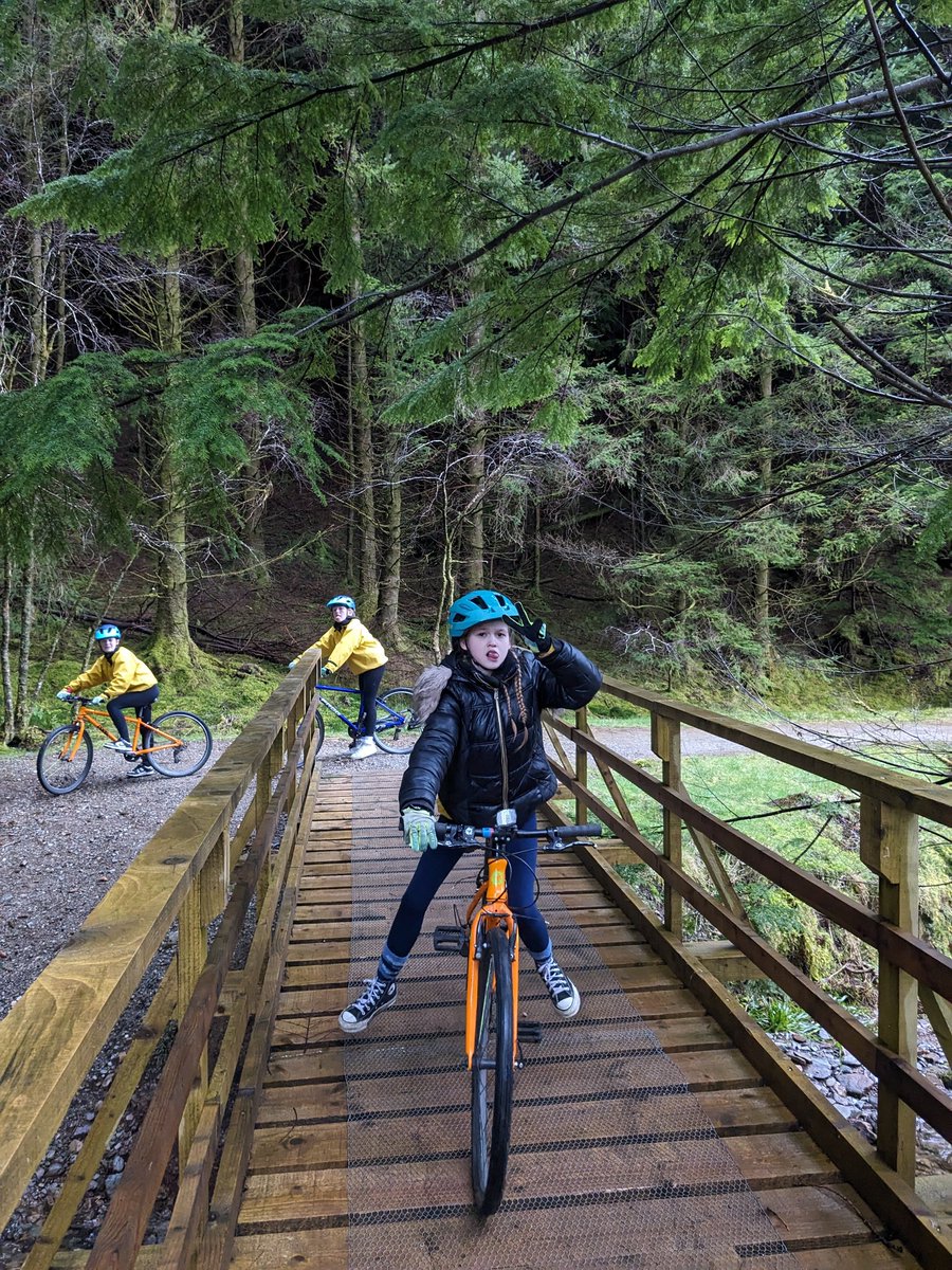 Mr_Scobbie's tweet photo. Group 5 braved the rain for outdoor biking today! Very wet and windy but everyone preserved for our last Benmore activity! 

@Castleview_PS 
@mrspearsoncv 
@MrsRhodeCV https://t.co/0G1gbckCnI