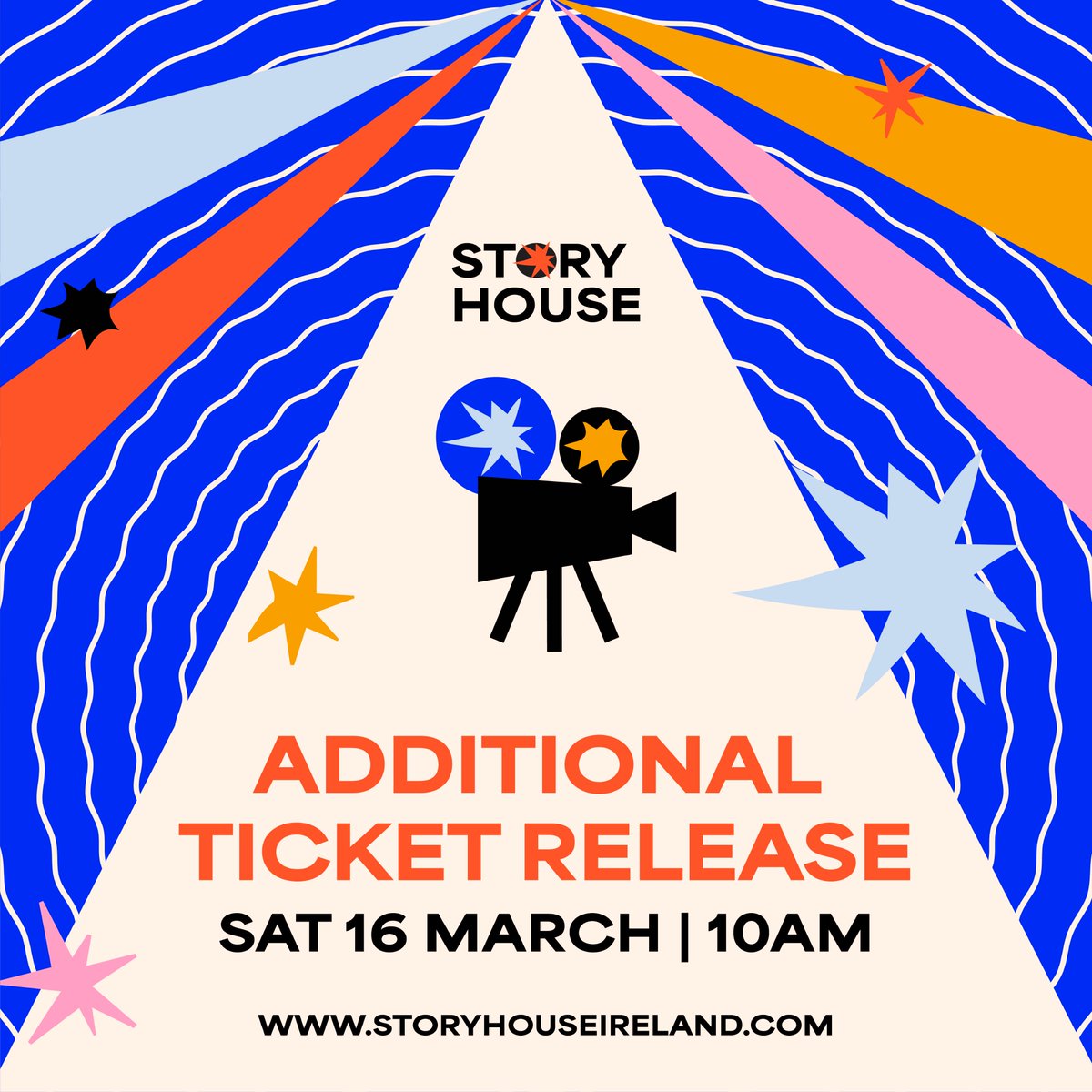 ❗️ IMPORTANT ❗️ A limited number of additional tickets for @storyhouseire will be going on sale this Saturday 16 March at 10am. So, set your reminders now as they will go fast! ➡️storyhouseireland.com #STORYHOUSEDUBLIN