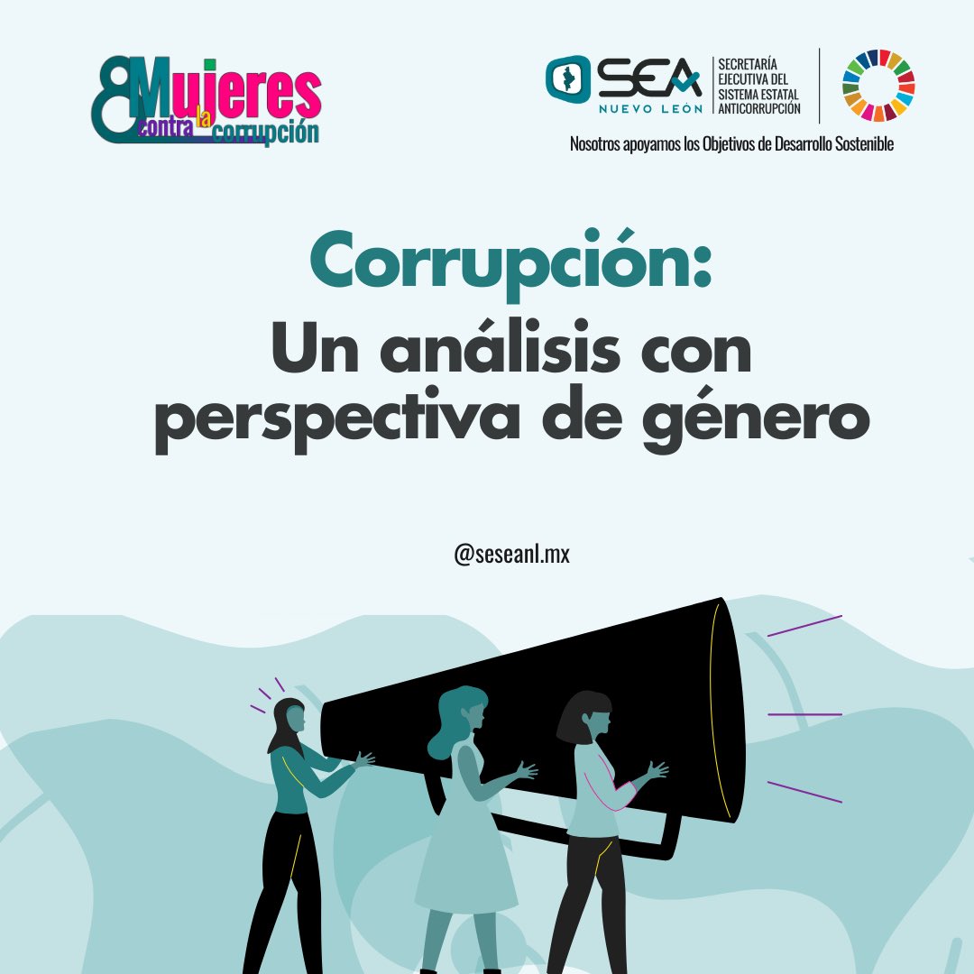 seseanlmx's tweet photo. 🟣 En conmemoración al #8M, compartimos algunos datos sobre el impacto de la corrupción con perspectiva de género.
#Regístrate Evento 8M Mujeres contra la corrupción
📅 15 de marzo
📍Auditorio de Posgrado #FACDYC
✍️https://t.co/sXLp1VMJHC
#8M2024 #DíaDeLasMujeres #SESEANL #ODS https://t.co/KUrMT0p0OS