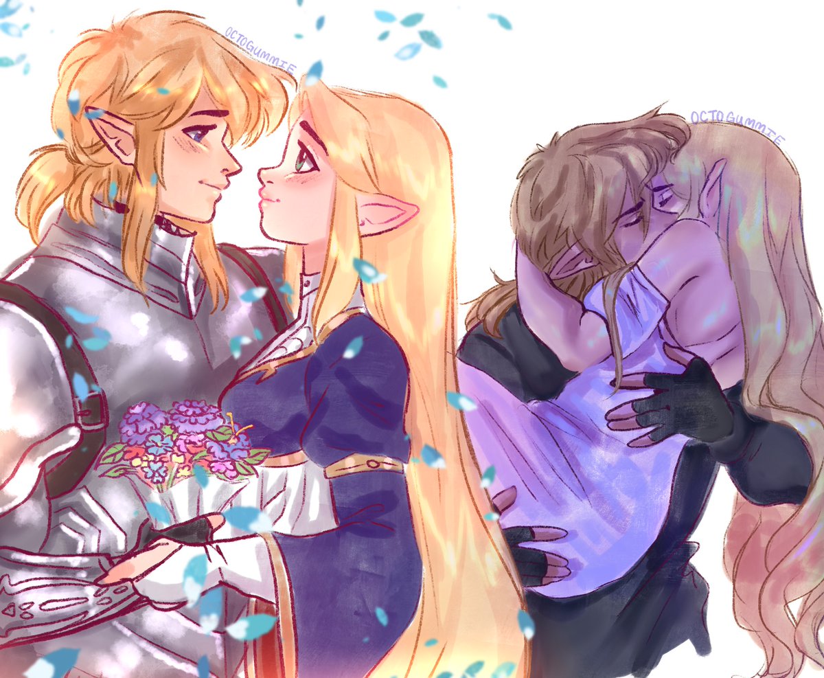 OCTOGummie's tweet photo. “Meet with me later” 🙈 #zelink #totk #botw #thelegendofzelda https://t.co/Hhs2ZhshBY