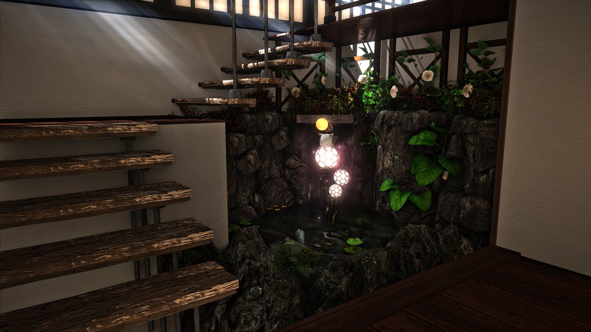 lootffxiv's tweet photo. "Nakaniwa" Primal. Excalibur. Shirogane. Plot 30. 18th Ward. (large personal) Feel free to visit 📷 #FF14 #FF14ハウジング #hgxiv #HousingEden #FF14housing #FFXIV #ffxivhousing https://t.co/t81LoA076O