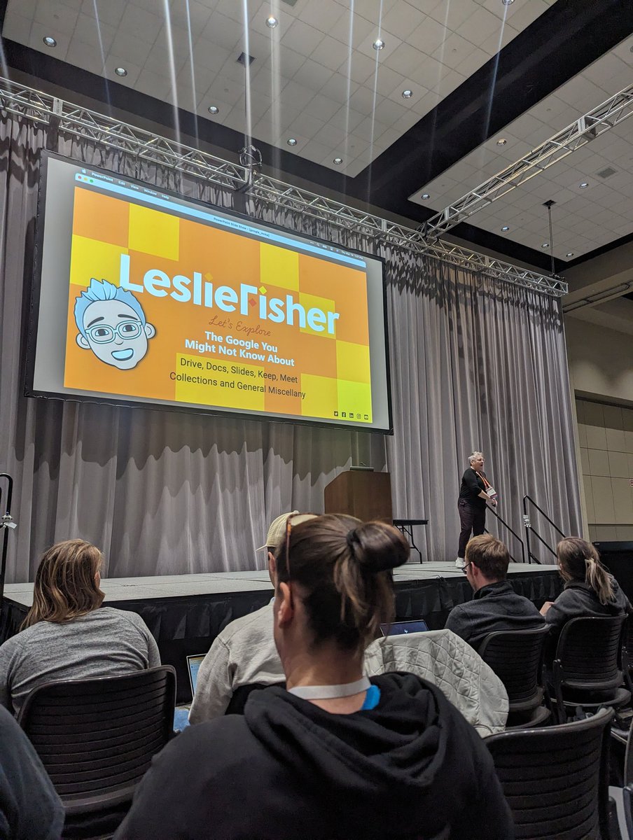 It wouldn't be a #MACUL without a  <a href="/lesliefisher/">Leslie Fisher</a> session 💞
Grateful for the opportunity to attend for a 4th time.