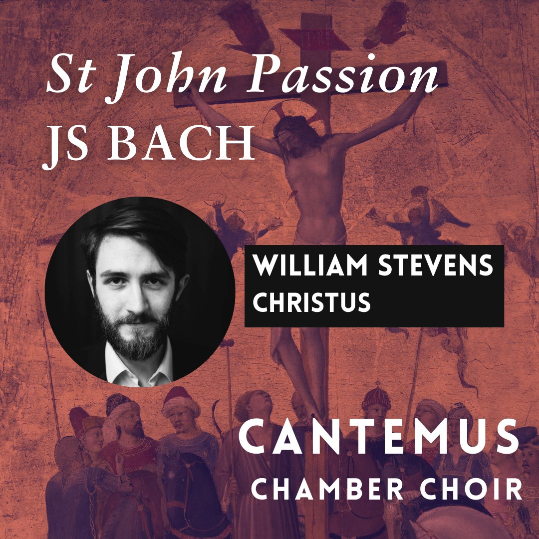 William Stevens' brilliant Baritone made a stunning impression at our last performance. We're delighted to have him back, featuring as Christus in our performance of St John Passion. Get your tickets here: rwcmd.ac.uk/events/cantemu… @WillStevens4693