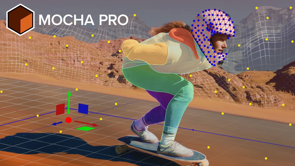 Matchmoves Made Simple!

Mocha Pro 2024 is here with #3Dtracking powered by SynthEyes' ⚡fast tech. 

⚡ 3D tracking &amp; camera solves
⚡ Advanced tracking &amp; roto tools
⚡ Faster renders &amp; performance
⚡ USD exports &amp; better AE support

 ➡️ bit.ly/43iaKiw

#VFX #filmmaking