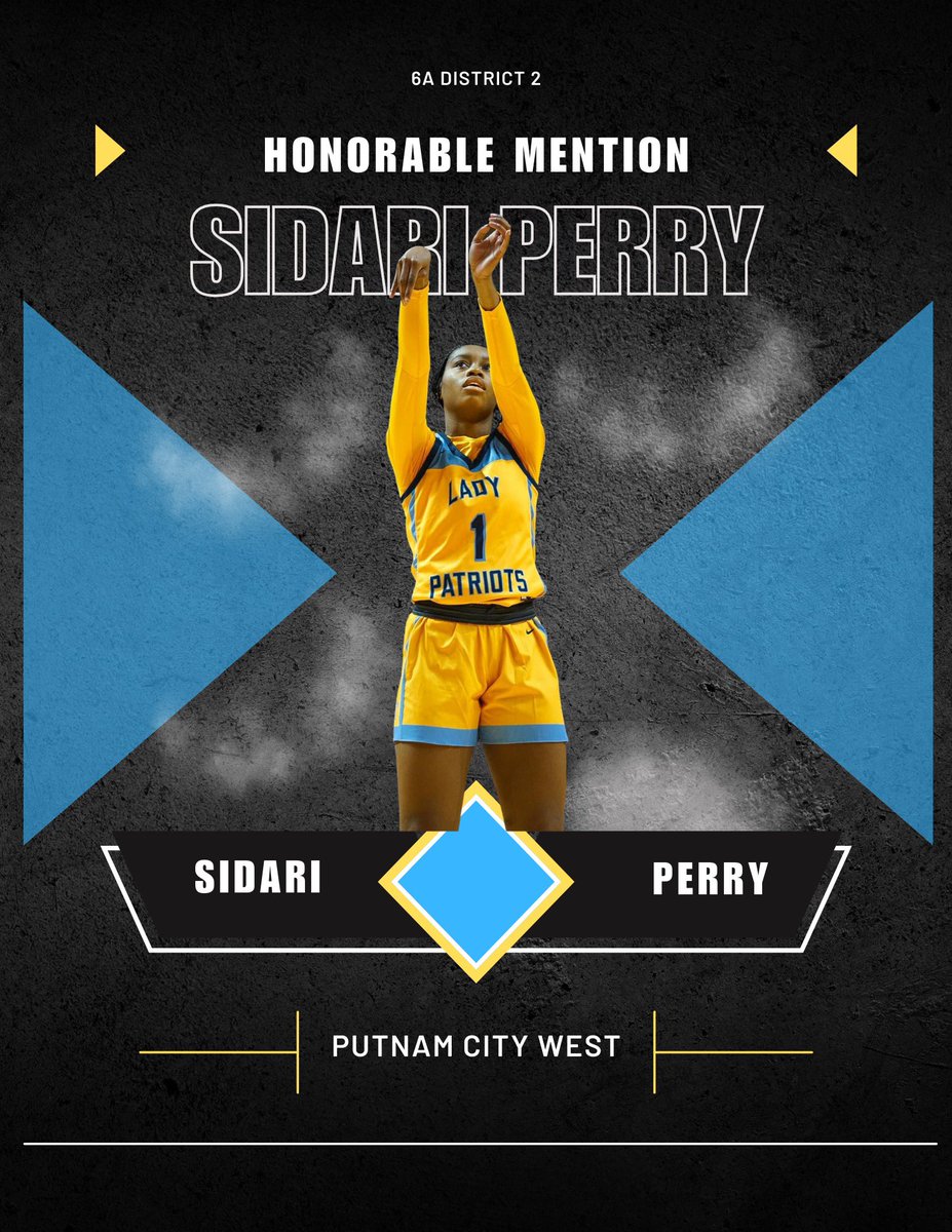 PCW_girlsBB's tweet photo. A ๐congratulations๐ is in order to:
6โ2 sophomore forward Sidari Perry
5โ6 sophomore guard Brennen Bert
5โ5 freshman guard Izzy Stevens
These ladies were awarded 6A - District 2 Honorable Mentionโ๏ธ
Great job State Champs! ๐ https://t.co/O3TARLHWPM