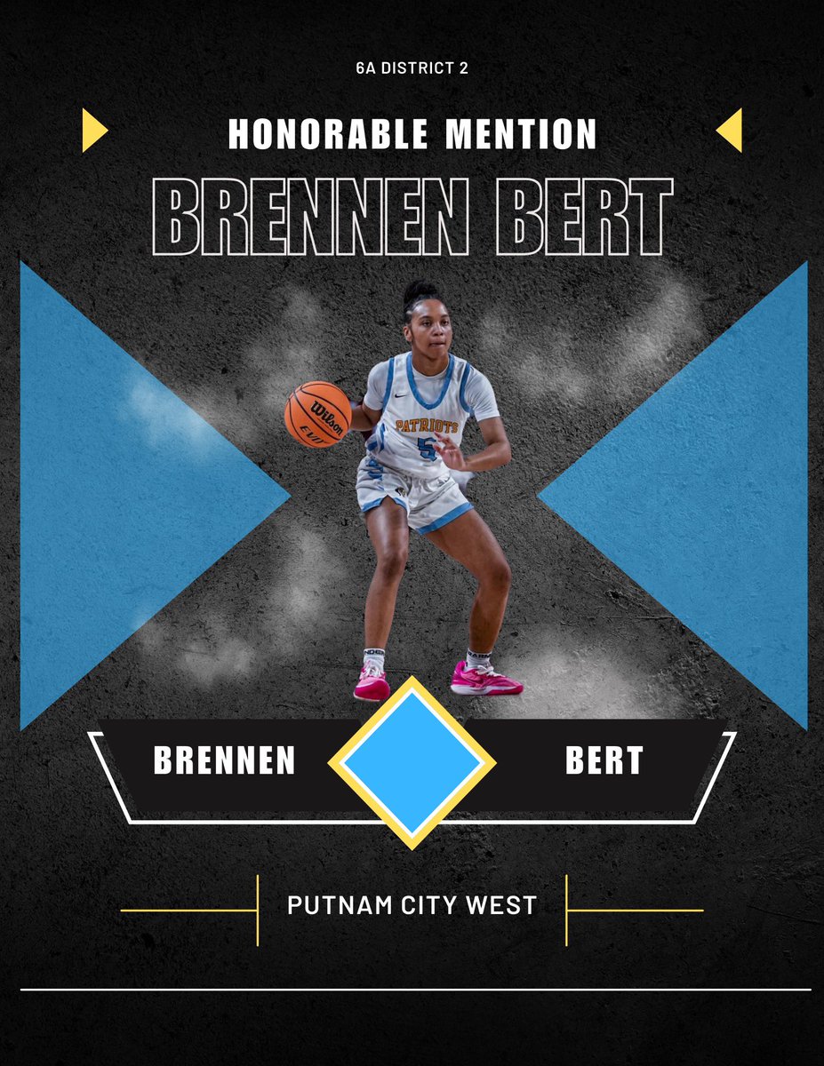 PCW_girlsBB's tweet photo. A ๐congratulations๐ is in order to:
6โ2 sophomore forward Sidari Perry
5โ6 sophomore guard Brennen Bert
5โ5 freshman guard Izzy Stevens
These ladies were awarded 6A - District 2 Honorable Mentionโ๏ธ
Great job State Champs! ๐ https://t.co/O3TARLHWPM