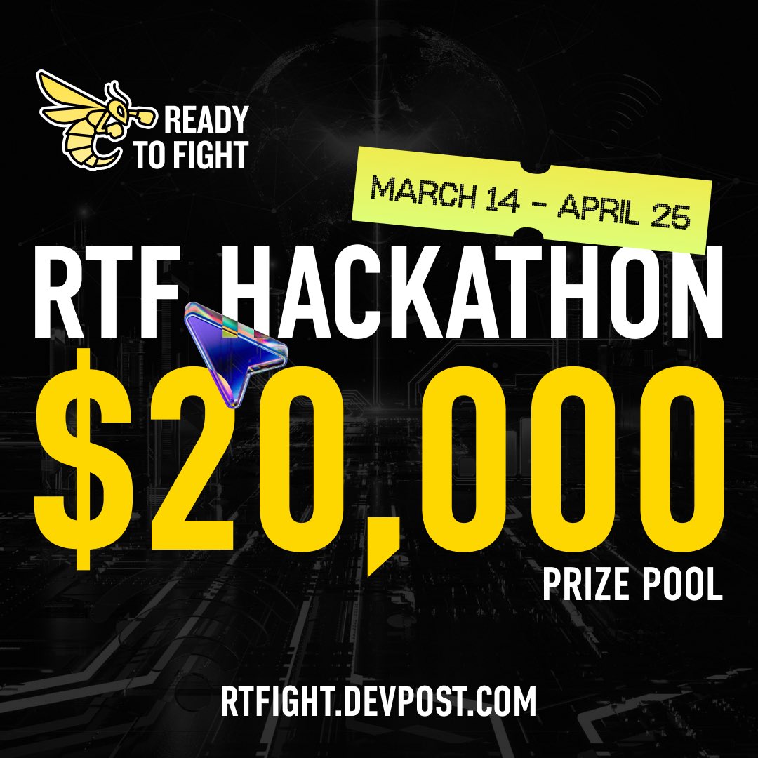 🐝 RTF Hackathon: Home for Your DApp Ideas! We're on a mission to broaden our blockchain horizons, and we need you! Join us in shaping the future by creating and using innovative solutions on the RTF Chain. 🕒 Countdown: March 14 - April 17, 2024 It's time to create a dApp…