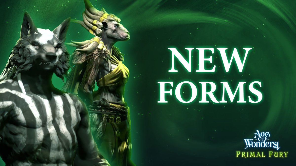 We've had so many forms since launch and its only gotten better! Primal Fury brings two exciting forms: 🐺 Lupine, for you to live your dream life as a wolf 🐐 Goatkin, the one you didn't think you wanted but needed! Have you made any new rulers with the new forms yet?