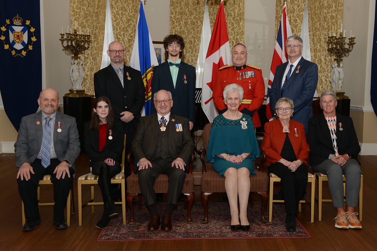 The LtGov was delighted to recognize 8 Nova Scotians at the Sovereign's Medal for Volunteers Investiture on March 12th. The award is a national recognition that celebrates the exceptional work of Canadians volunteering in a wide range of fields. Photos: bit.ly/400tAr3