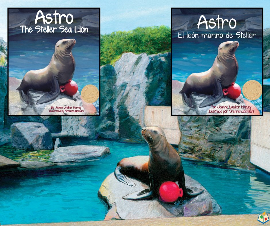 The Steller sea lion was named after German naturalist and explorer Georg Wilhelm Steller. They are very social and vocal creatures that live in coastal waters in the North Pacific Ocean. Read and share the true story of Astro for #Seal and #SeaLion Week! bit.ly/3xablCh